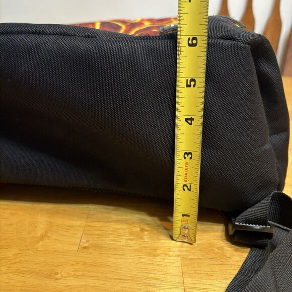 Hurley Backpack Bag Lava Fire Kids Adult Large 17"x11"x5" School Book‎ Tote - Picture 5 of 11